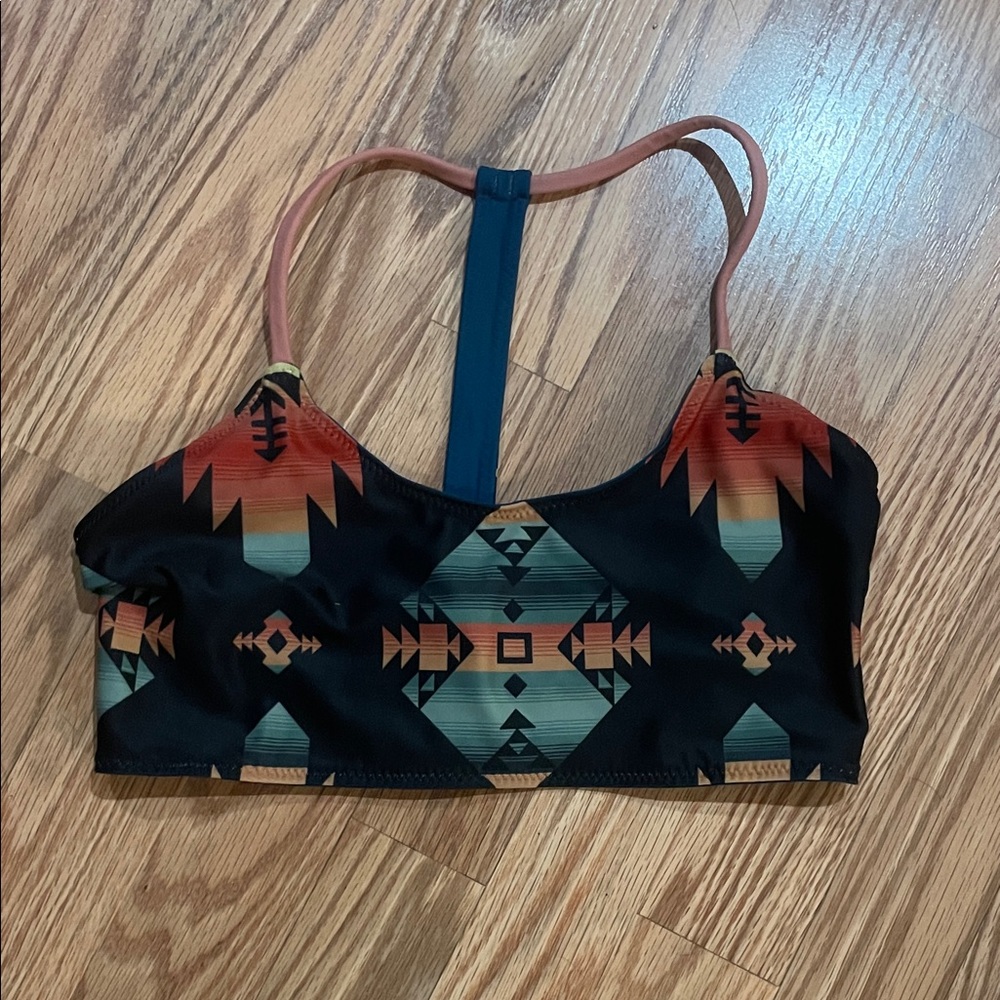 NWOT Savage Swim handmade reversible swim top!